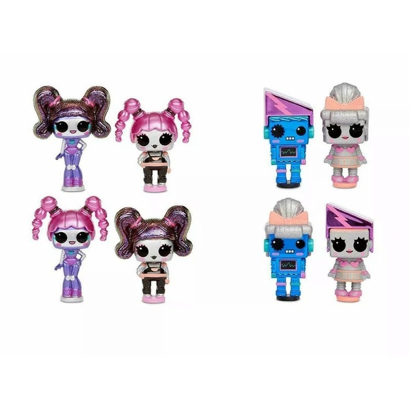 LOL Surprise Tiny Toys Series 1 - 5pk Cube Blind Box Robots Build Glamper New - Picture 7 of 11